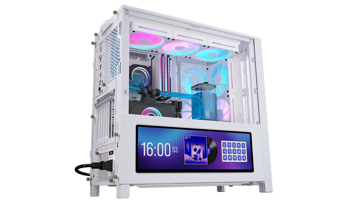 CORSAIR FRAME 4000D LCD RS ARGB White | PC-Gehäuse_4