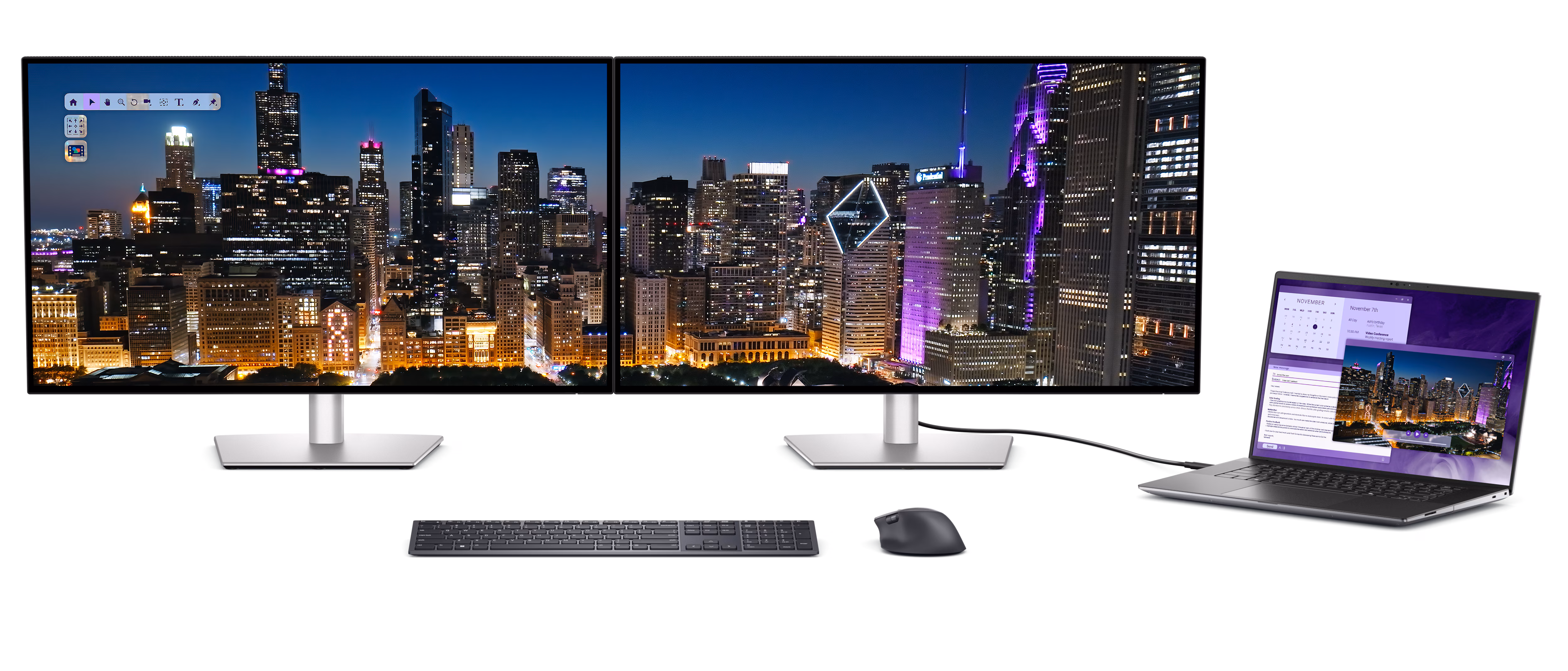 LCD DELL-U3225QE UltraSharp 32 4K Thunderbolt Hub MNT_4