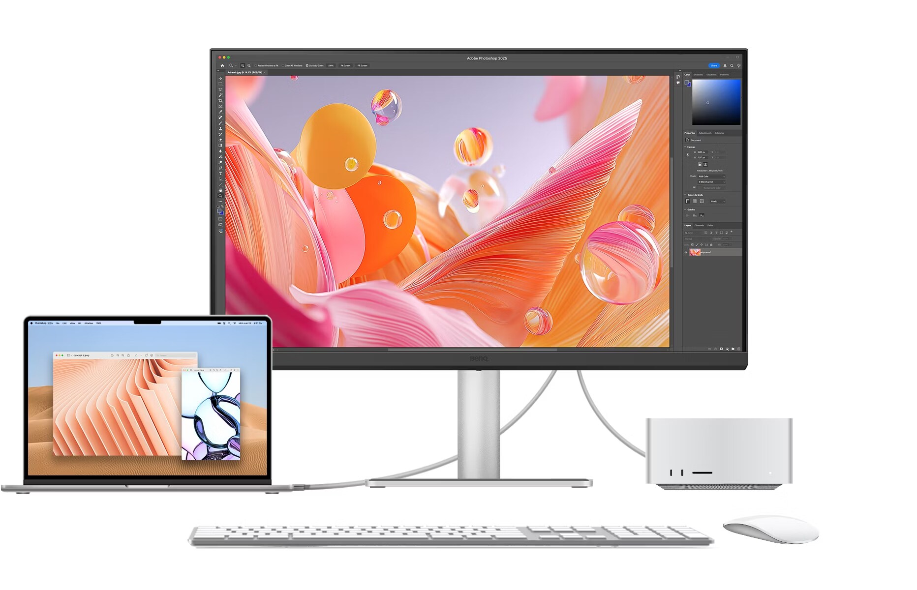 BenQ MA270S 5K Designer Monitor 68,58 cm (27 Zoll) silber_9