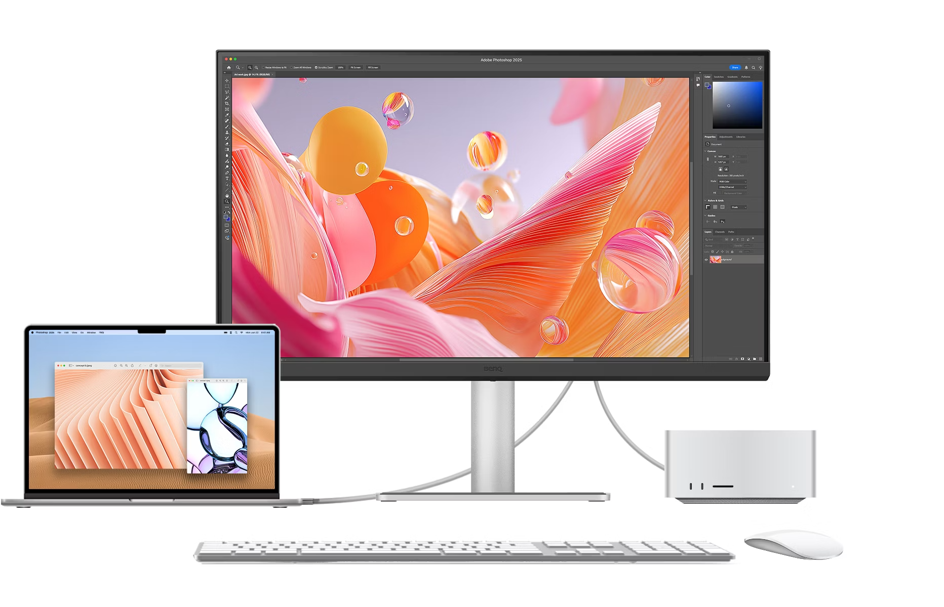 BenQ MA270S 5K Designer Monitor 68,58 cm (27 Zoll) silber_9