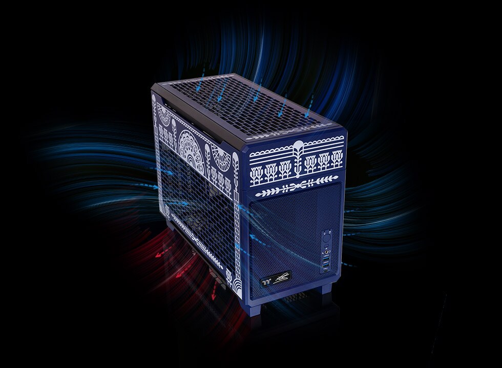 Thermaltake TR100 Koralie Edition Cobalt Blue | PC-Gehäuse_13