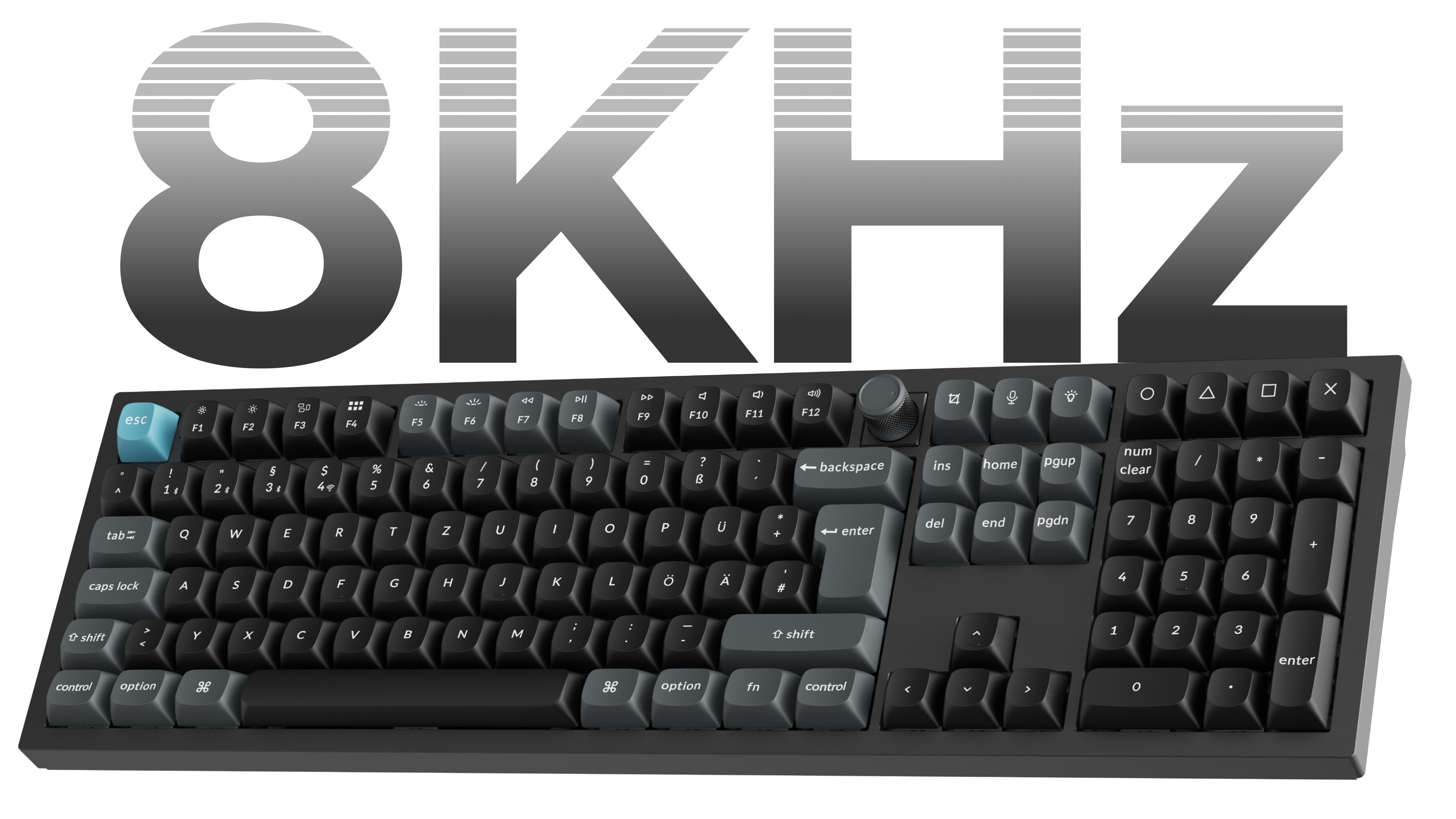 Keychron Q6 Ultra 8K Swappable RGB Backlight Red Switch _2