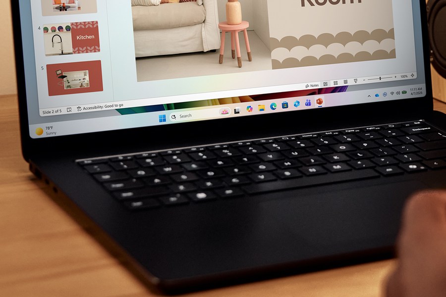 Tastatur des Surface Laptop