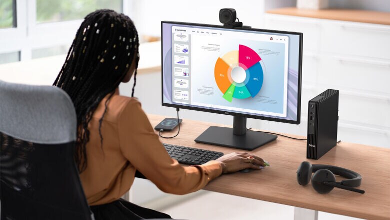 Dell Pro P 22 DELL-P2226H - Konnektivität für mehr Produktivität
