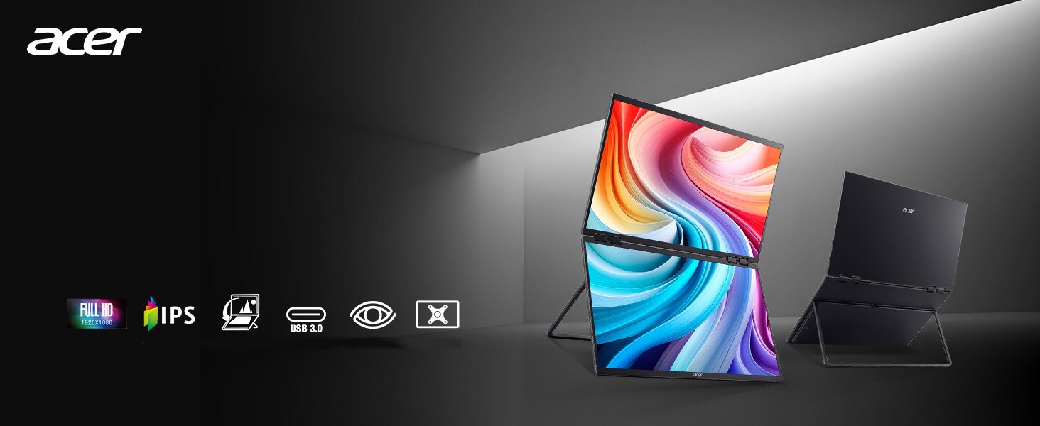 Acer (PD243YEbmiuux) 23,8 Zoll Dual Full-HD Monitor_1