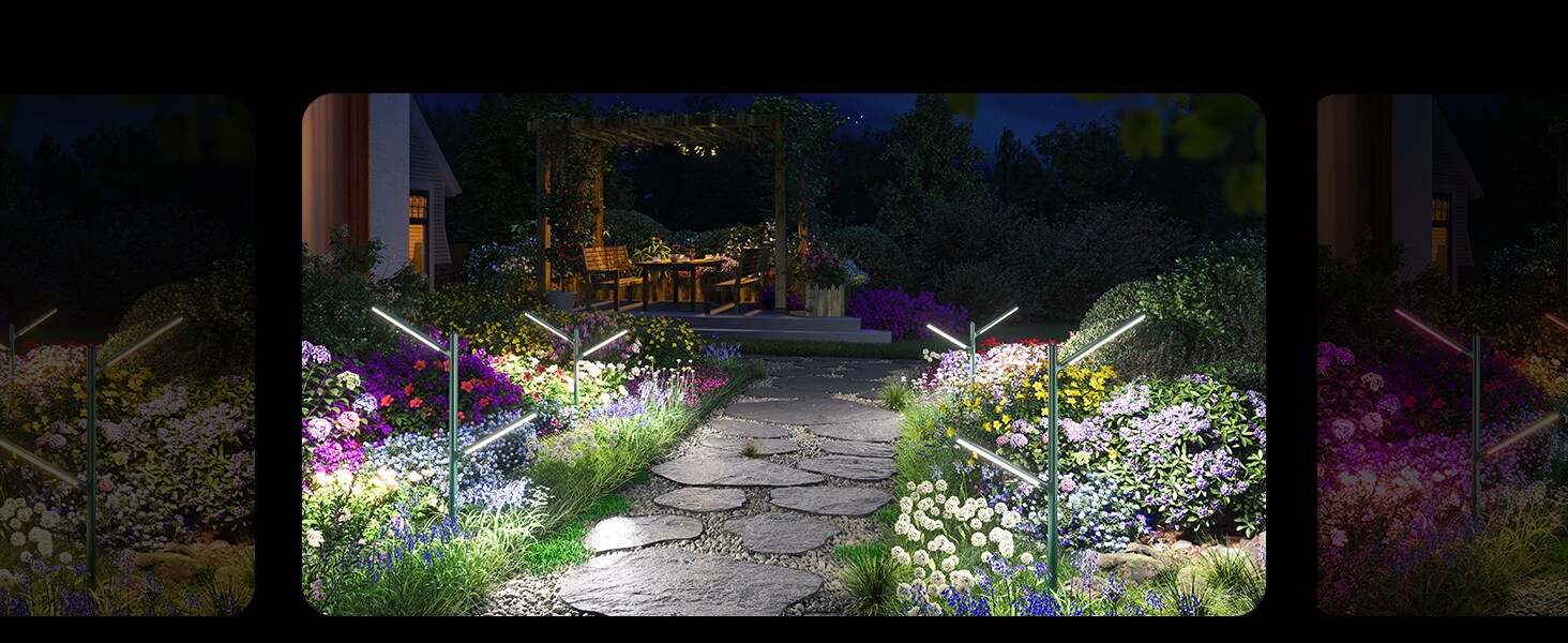 Govee Outdoor-Gartenleuchten RGBICWW _5