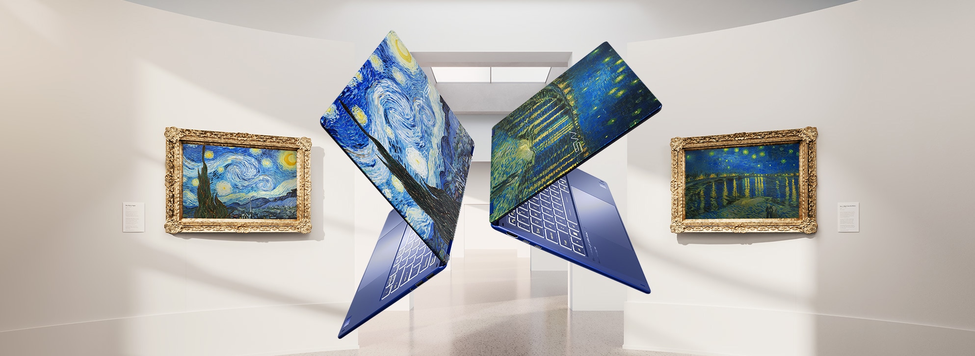 MSI Prestige 14 Flip AI+ Vincent van Gogh - The Starry Night_1