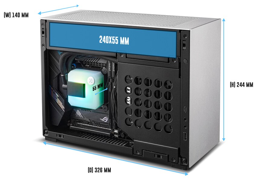 Lian Li DAN Cases A4-H2O schwarz | PC-Gehäuse_4