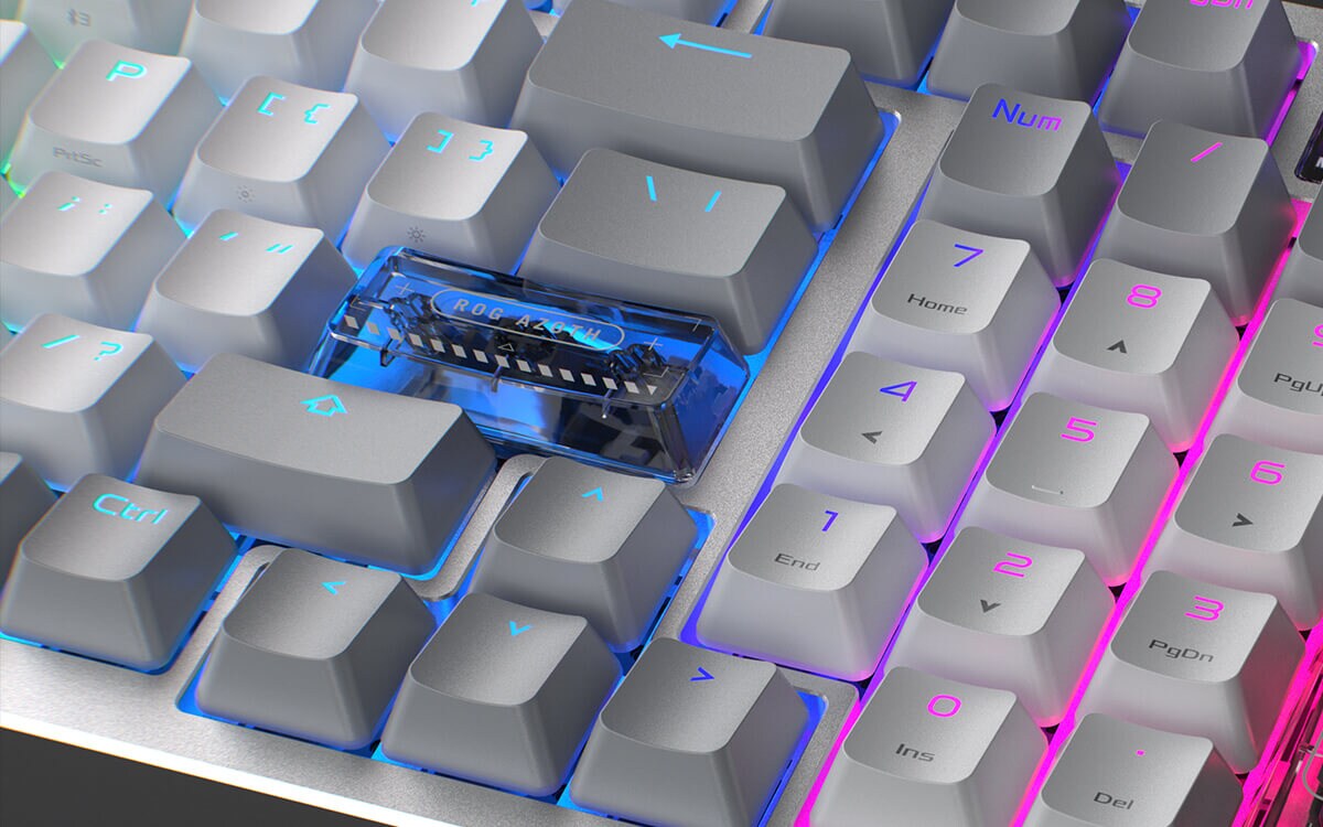 ASUS ROG Strix Azoth 96 HE White Gaming Tastatur_16