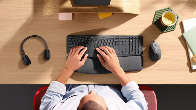 Logitech ERGO K860 for Business, Kabellos_6