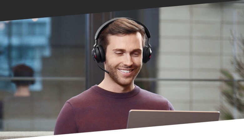Jabra Evolve2 65 Headset, Stereo, kabellos, Bluetooth, schwarz_5