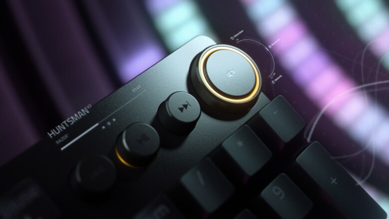 Razer Huntsman V2 Gaming Tastatur (lila Switches)_5