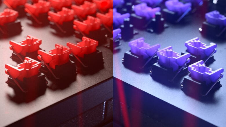 Razer Huntsman V2 Gaming Tastatur (lila Switches)_2